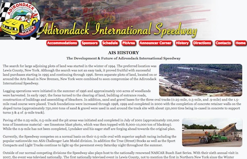 Adirondack International Speedway